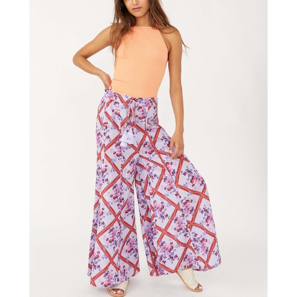 NWT Free People I'm The One Lounge Pant / Lavender Sky Combo